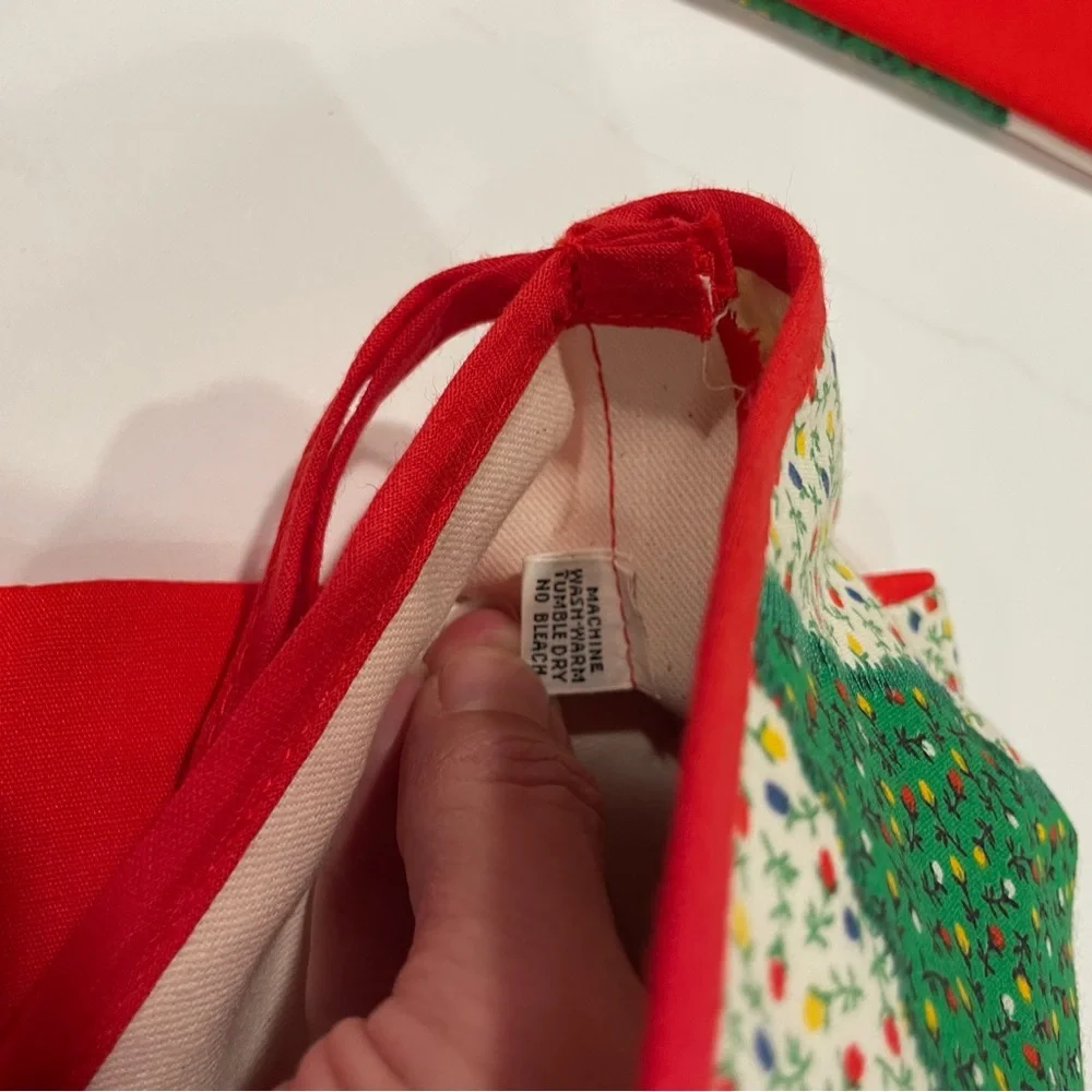 Vintage giant patchwork Christmas holiday stockings set of 2 patchwork cottage